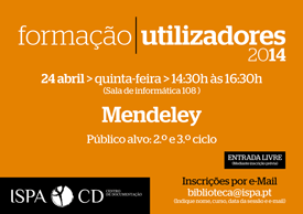Formação de Utilizadores 2014 &gt; Mendley