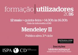 Formação de Utilizadores 2016 &gt; Mendeley II