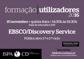 Formação de Utilizadores 2016 &gt; EBSCO Discovery Service