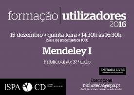 Formação de Utilizadores 2016 &gt; Medeley